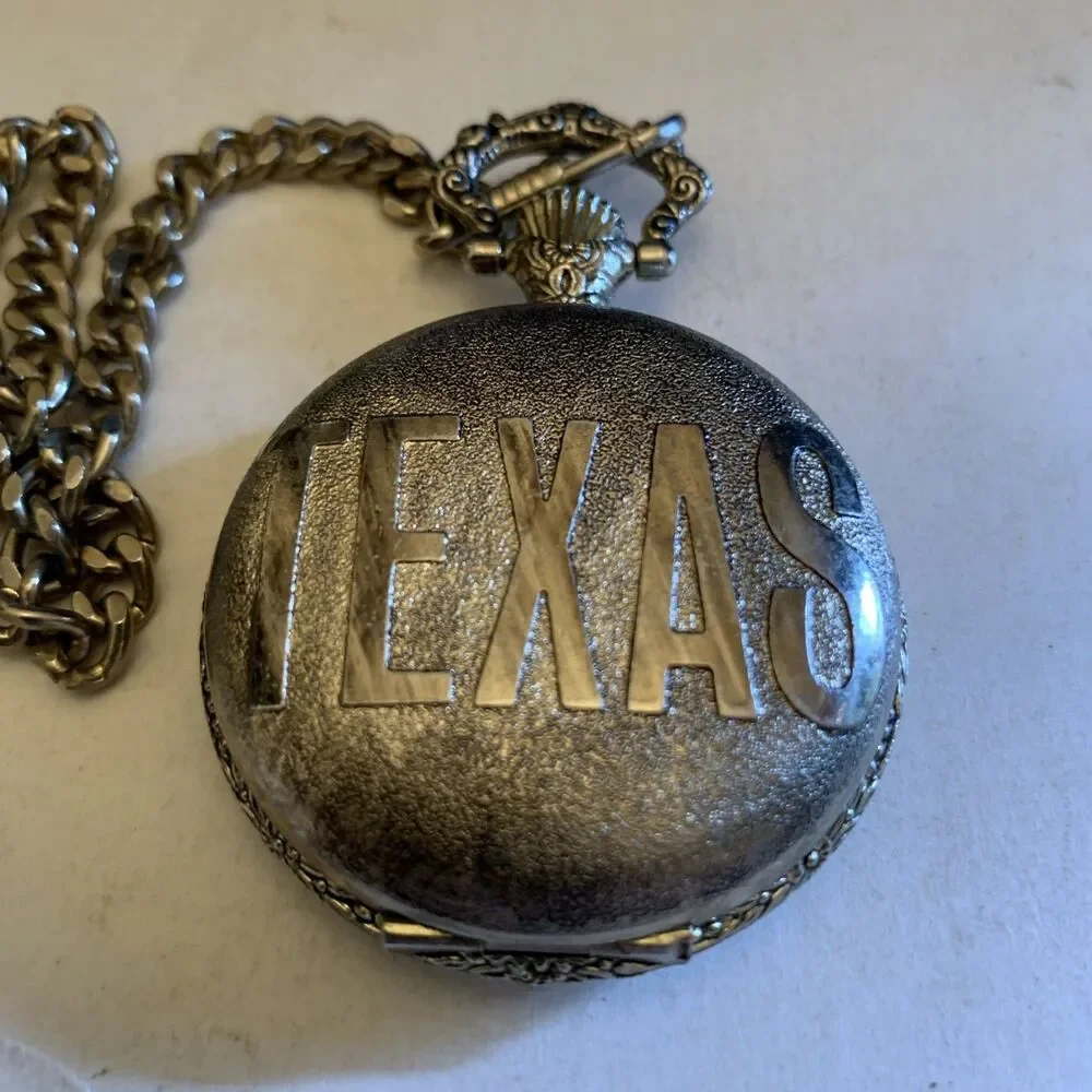 Vintage Texas Pocket Watch (O-15)